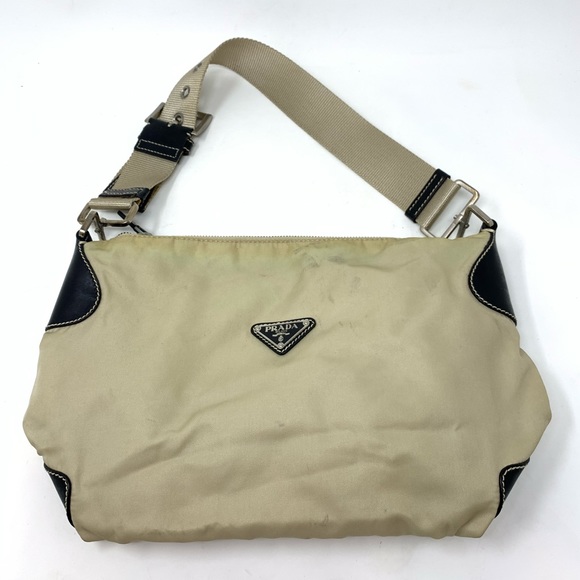 prada bag tan